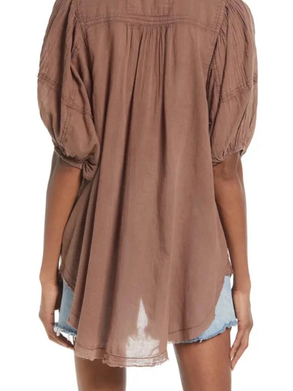 Free People Brown Pintuck Peasant Tunic
We the free - Picture 2 of 9